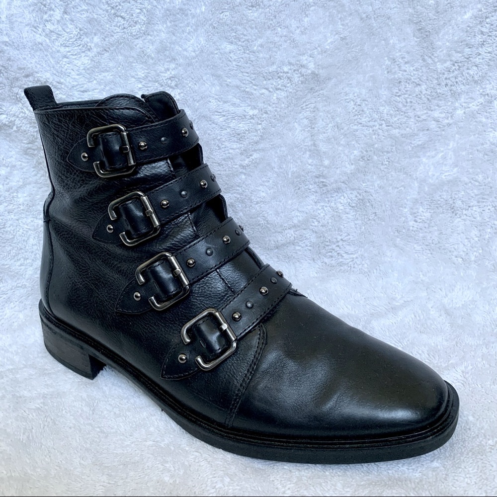 Paul Green Anne studded moto bootie